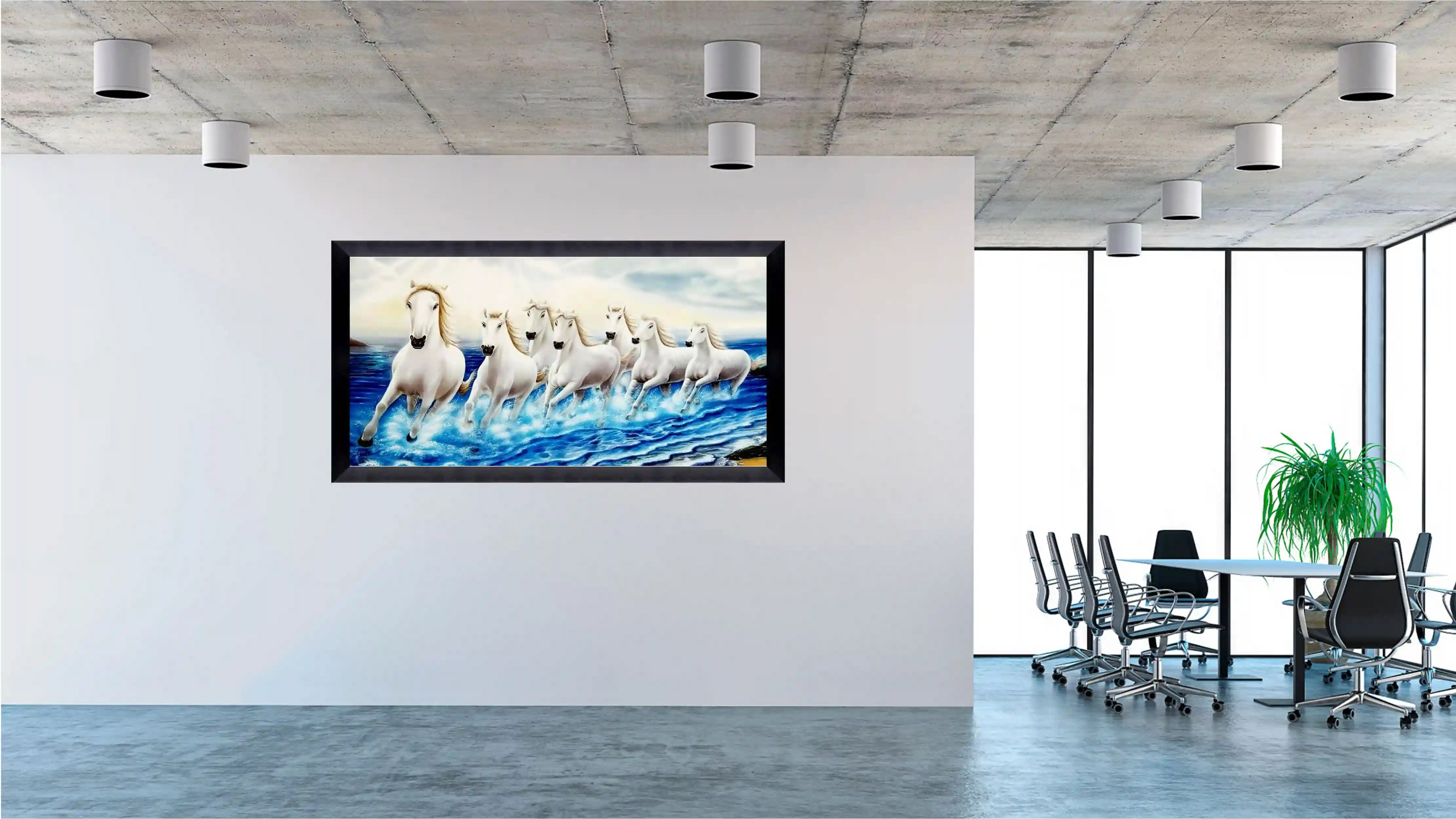 7 Horses Painting with Vastu Direction to Success At Home